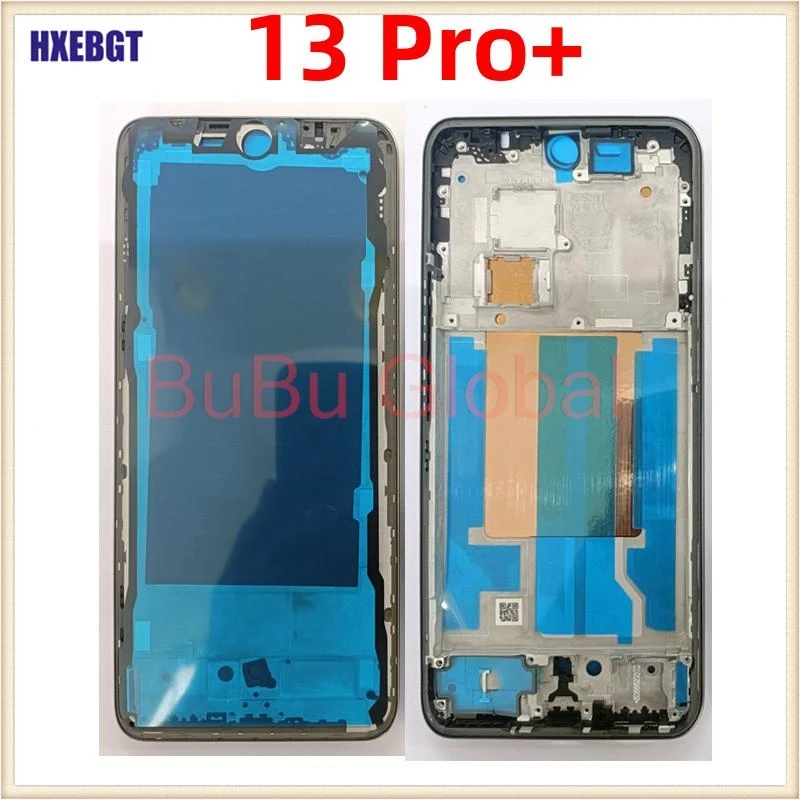 

For Realme 13 Pro+ Front Frame Chassis Middle Housing Bezel + Side Buttons + Adhesive Sticker Repair Parts