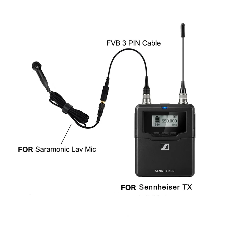 【信也】小５V FVB 3 Pin Audio Cable Adapter for TRS 3.5mm Input Lav Mic To