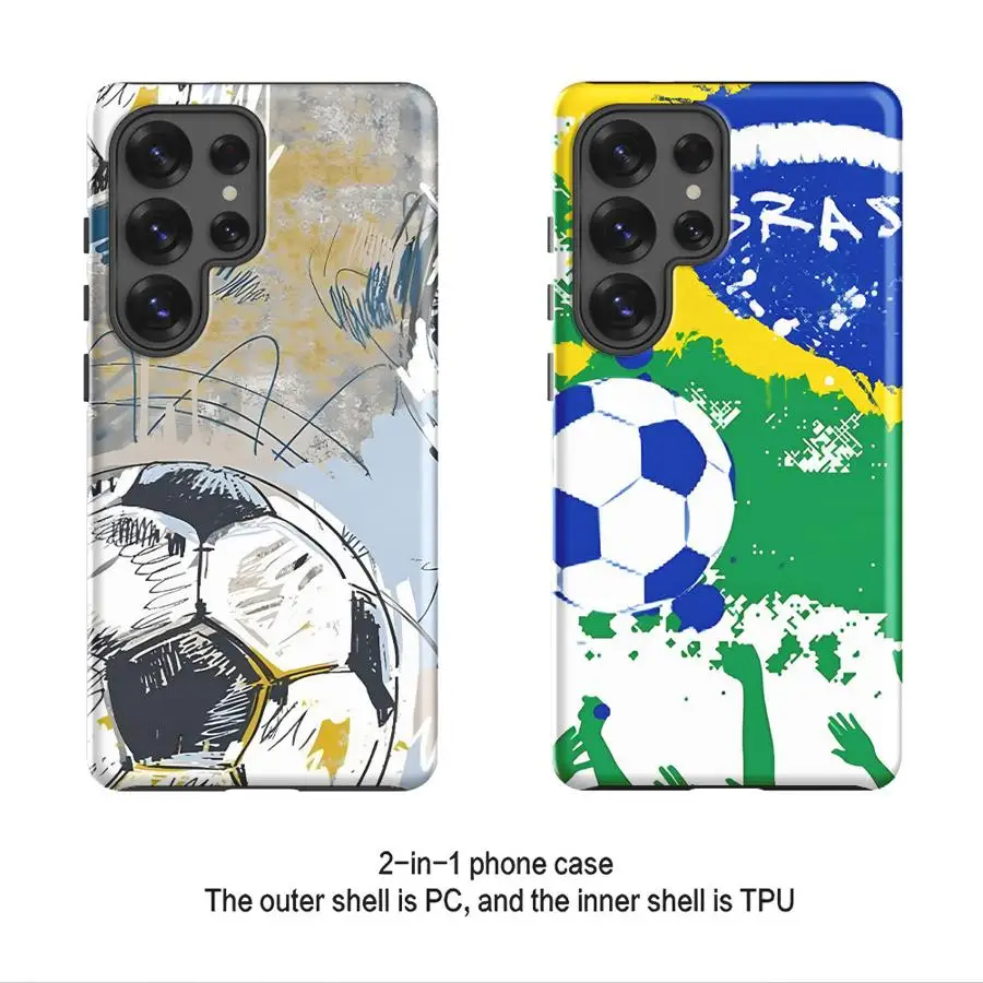 Football Match Sport Soft Cover Capa Phone Case for Samsung Galaxy S26 S20 FE S24 Ultra A26 S25Ultra A56 A16 A36 S23Ultra S23