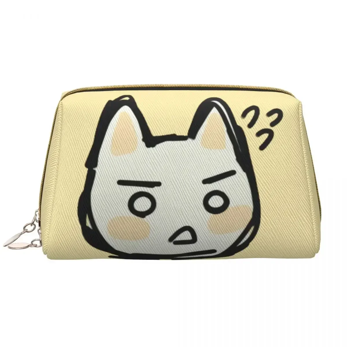 

Fashion Toro Inoue Cat Travel Toiletry Bag for Women Anime Animated Games Makeup Cosmetic Organizer Beauty Storage Dopp Kit