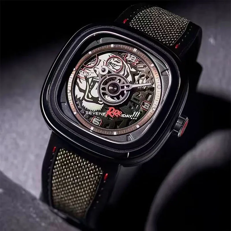 SEVENFRIDAY watch T3/04 men fully automatic mechanical watch T series waterproof fashion men\'s watch luxury limited sevenfriday