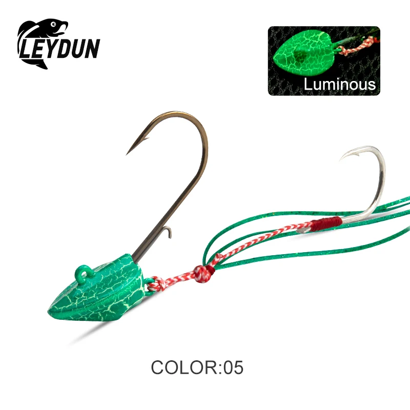LEYDUN Heiße Angelköder DEEP CONTROL UP Tenya Madai Jig Kabura Salzwasser Jighead Blei Meer Bootfahren Köder Garnelen Gummirock Jigs