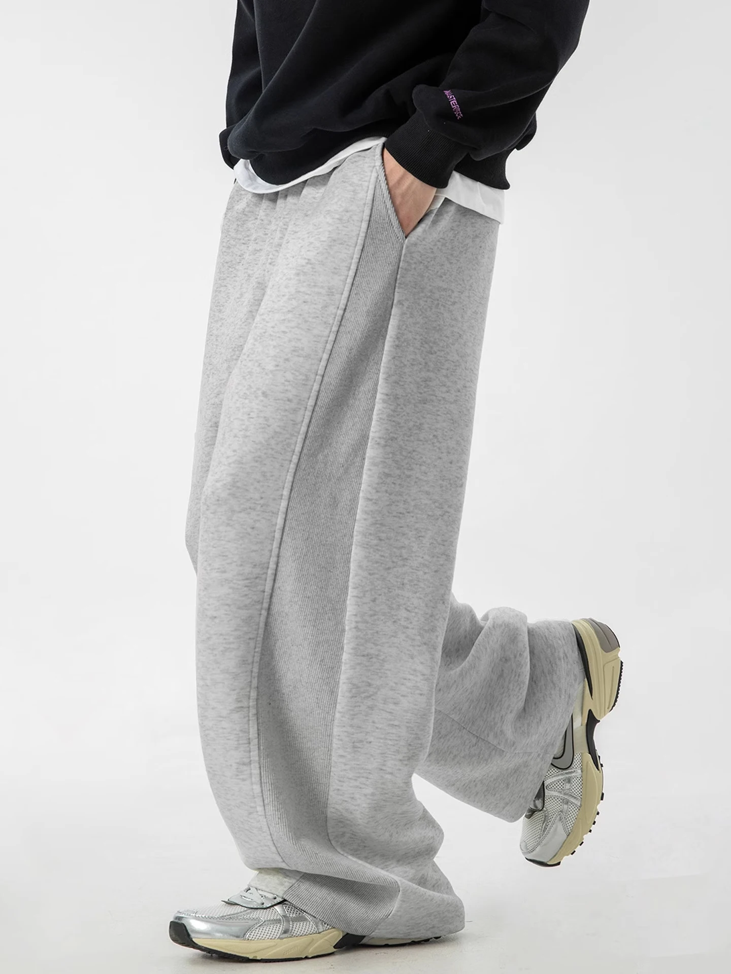 

Американские повседневные спортивные штаны для глаз, мужские свободные брюки с драпировкой, осенние спортивные брюки для отдыха