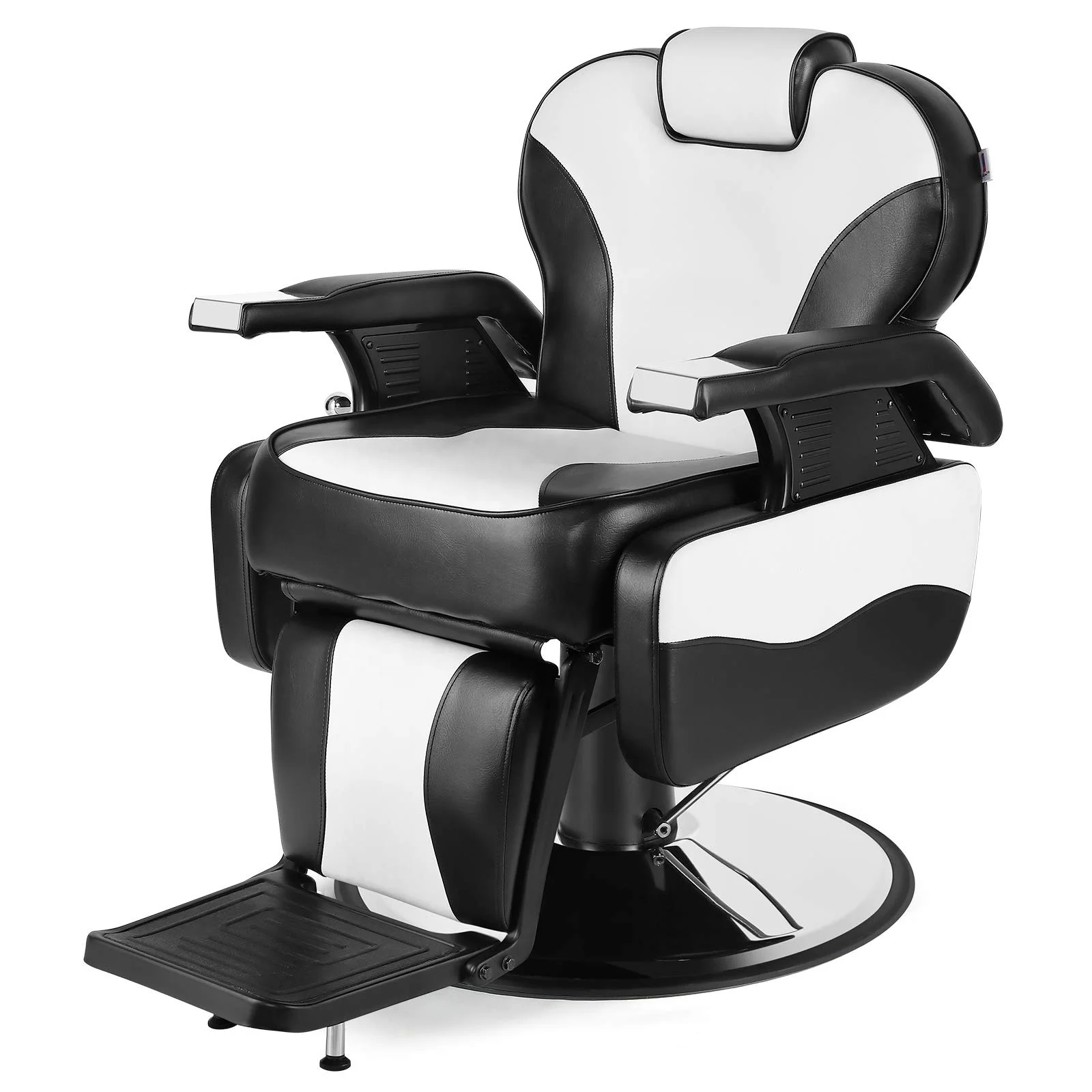 White and Black Barber Chair Cheap Black Salon Chair for Barber Shop Hydraulic Beauty Salon Furniture for Salon
