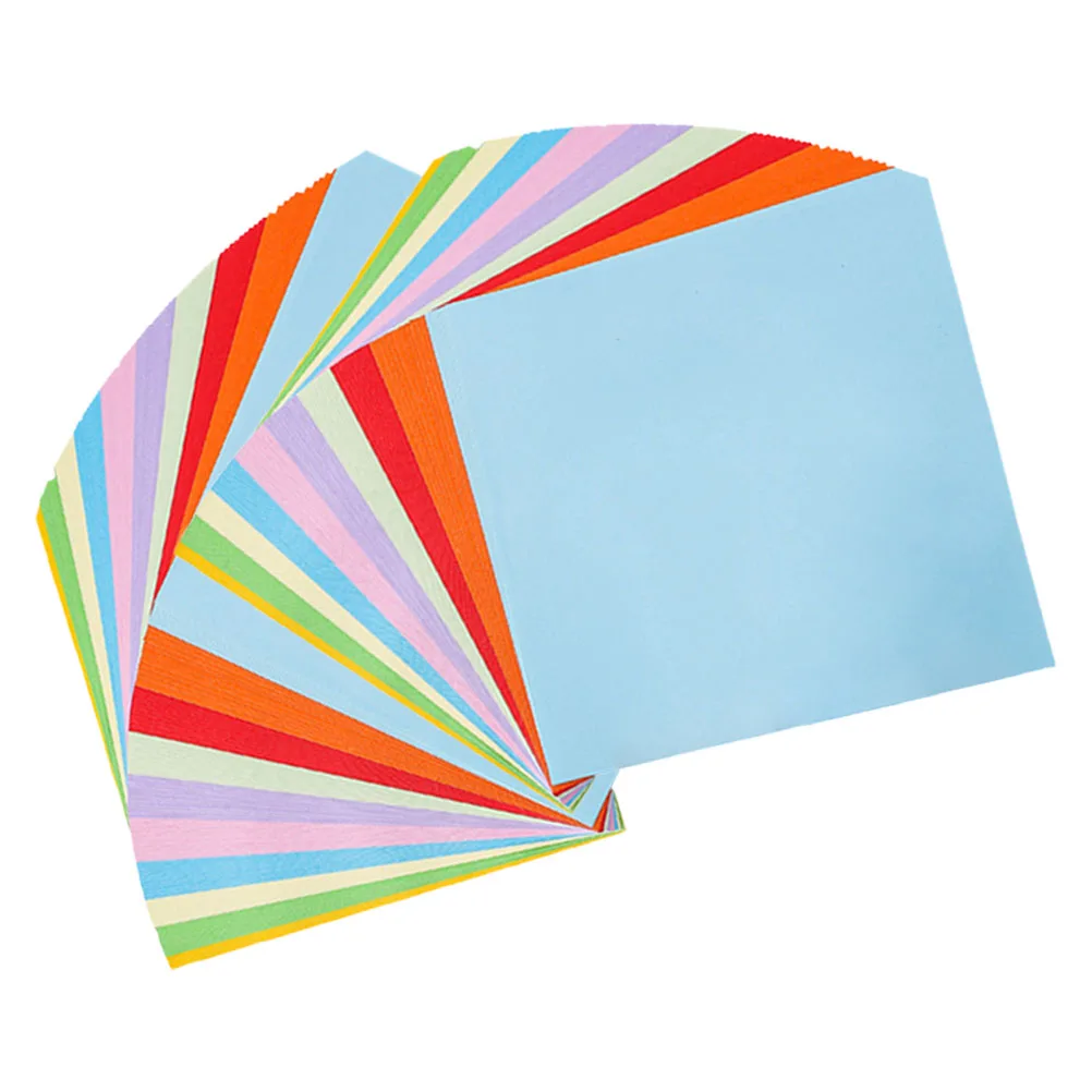 200 peças papel colorido origami criativo diy artesanato papéis fazendo material cartão criança