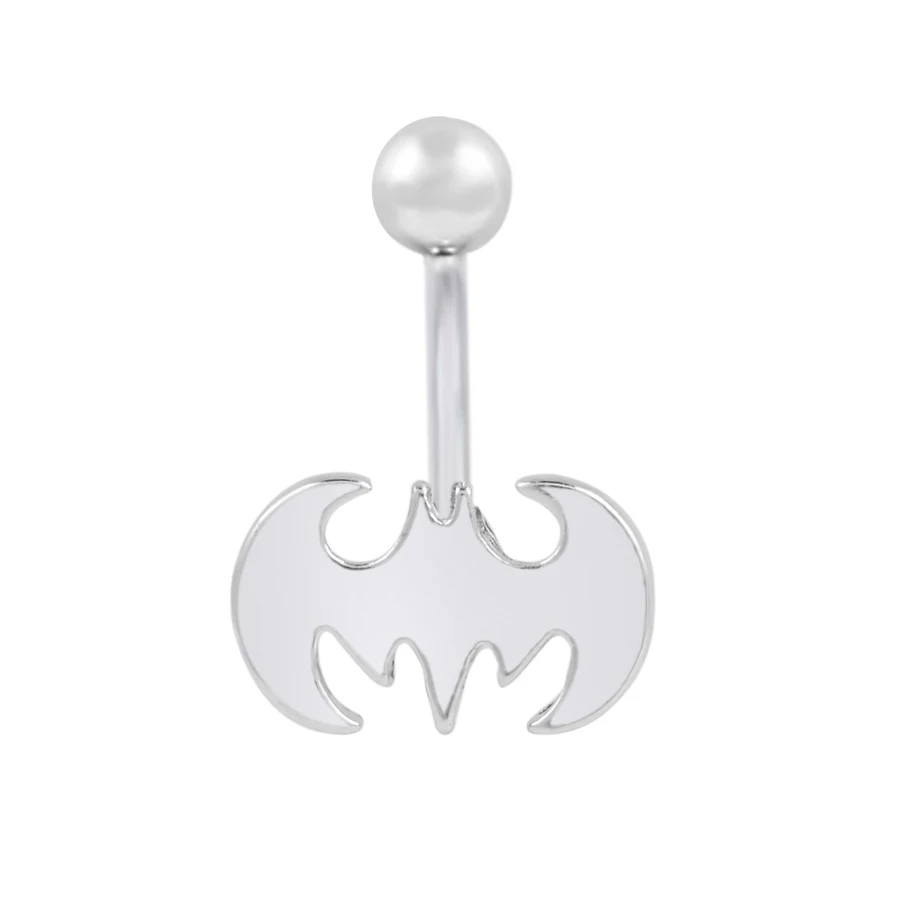 1P Cowl body piercing 316L Surgical Steel Blue Bellyring Fashion Navel Rings Dangle for Women Belly Piercing