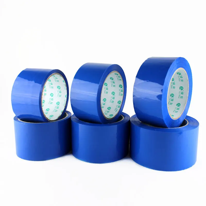 Solid Color Transparent Blue Adhesive Tape Mounting Packing Fashion Tape High Viscosity Sealing Positioning Colorful Carton Tape