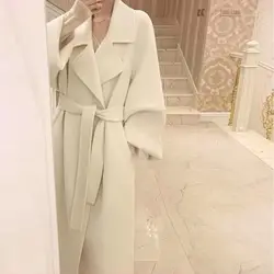 This Year's Trend Is for Women's Loose Fitting Knee High Korean Style Short Woolen Coats