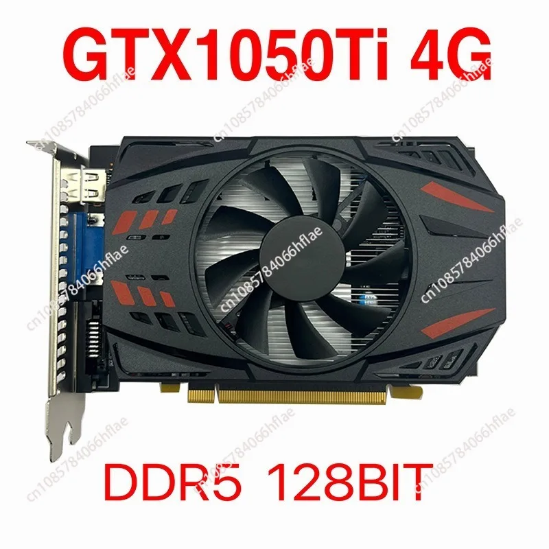New GTX1050Ti 4G DDR5 independent graphics card,  Applicable to desktop computer game high definition