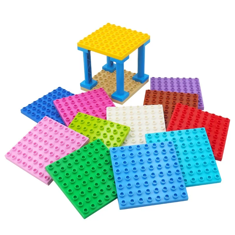 Big Building Blocks Base Plate Compatible Original Particle Connection Board Bricks Parts Assembled Educational Children\'s Toys