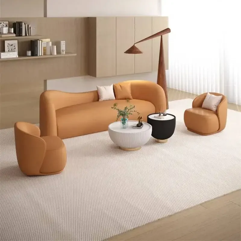 Backrest European Sofa Water Proof Individual Luxury Sectional Puffs Sofas Living Room Sets Divani Da Soggiorno Furniture