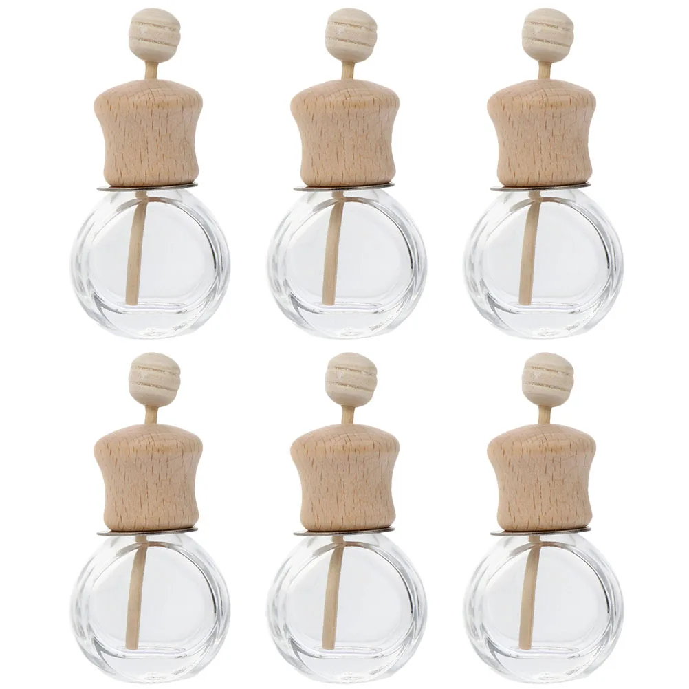 

6Pcs Car Scent Diffuser Clip on Perfume Bottles Refillable Aromatherapy Essential Oil Small Aroma Diffuser Car Accessories