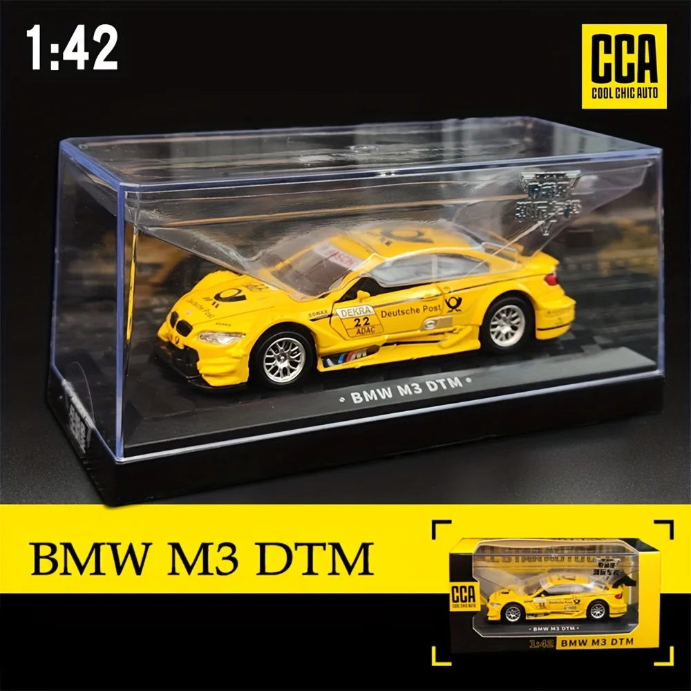 

Металлическая модель автомобиля BMW M3 DTII, масштаб 1:42, открывающиеся двери, функция трения, коллекционная игрушка, праздничный подарок.