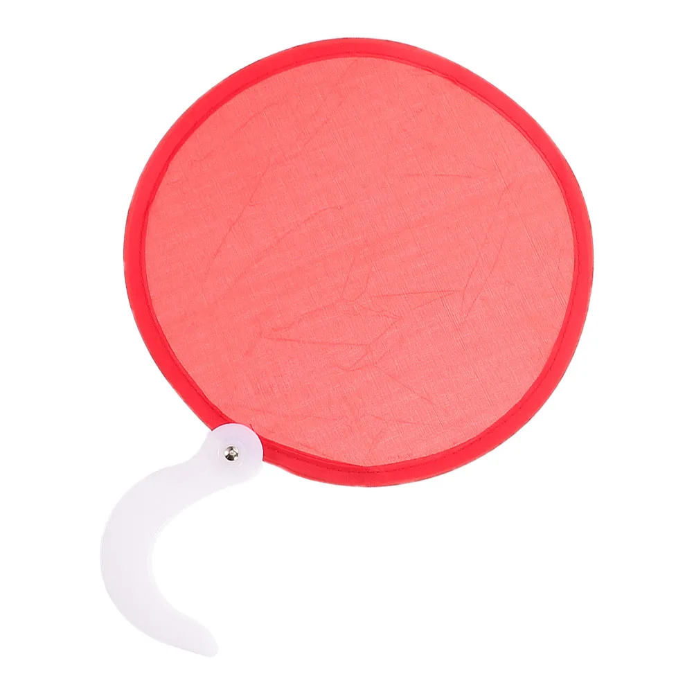 Ventilador de mão redondo dobrável durável portátil elegante decorativo para festivais de casamentos celebrações leve pequeno dobrável