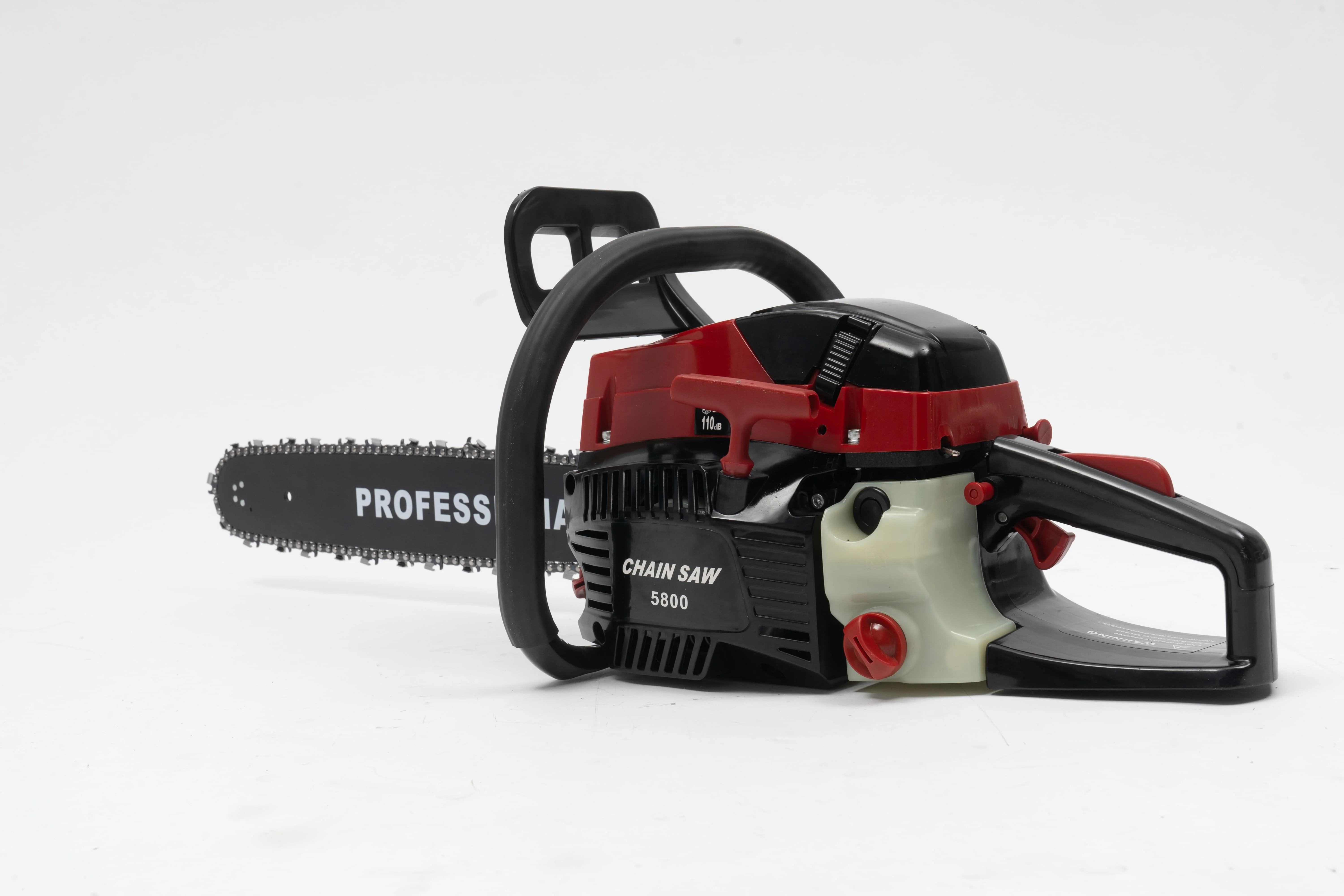 منشار سلسلة بنزين 20 بوصة ثنائي الأشواط 2.4 كيلو وات 58 سي سي لقطع شجرة الخشب