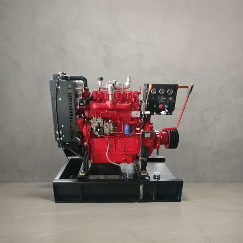 Weichai Weifang Stationary Diesel Engine New 1500RPM to 3000RPM with Clutch Pulley PTO for Water Pump Driving