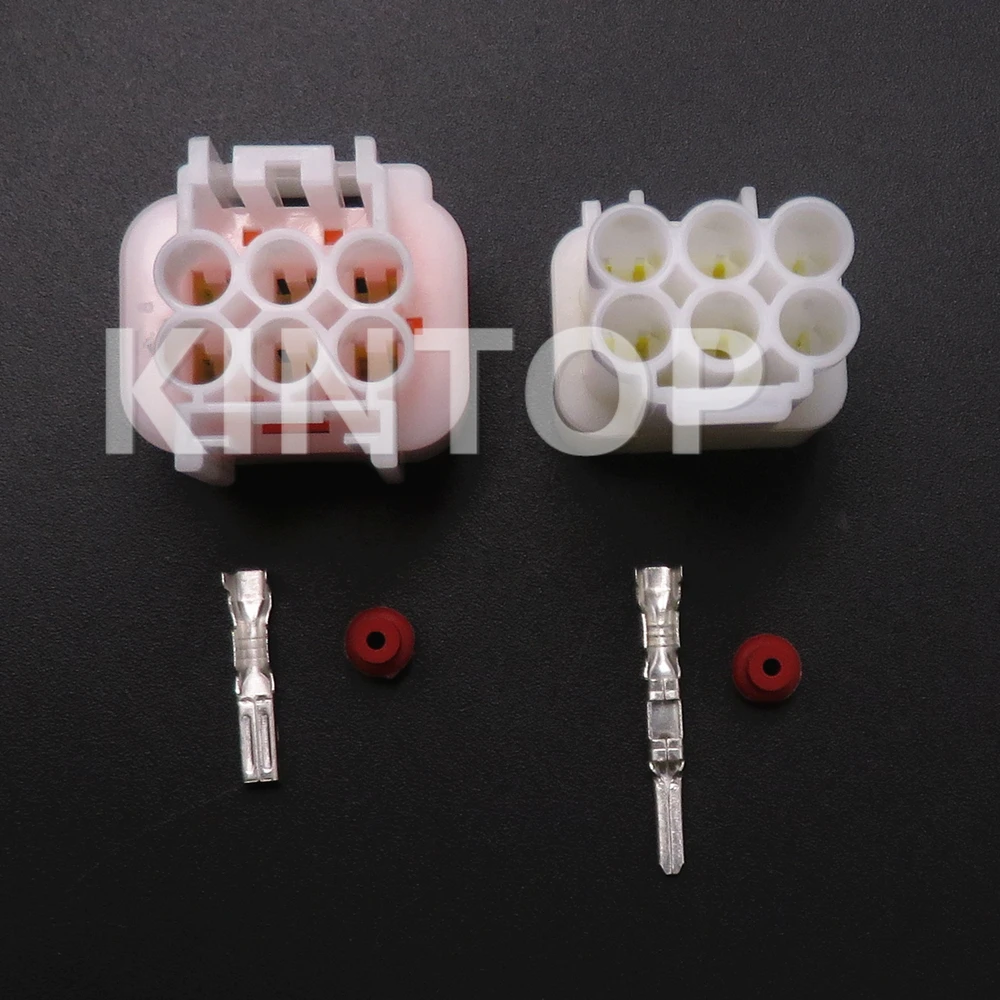 1 Set 6 Pins AC Assembly Auto Cable Electrical Connector With Wires FW-C-6M-B FW-C-6F-B Car Male Plug Female Socket Auto Parts - Image 5