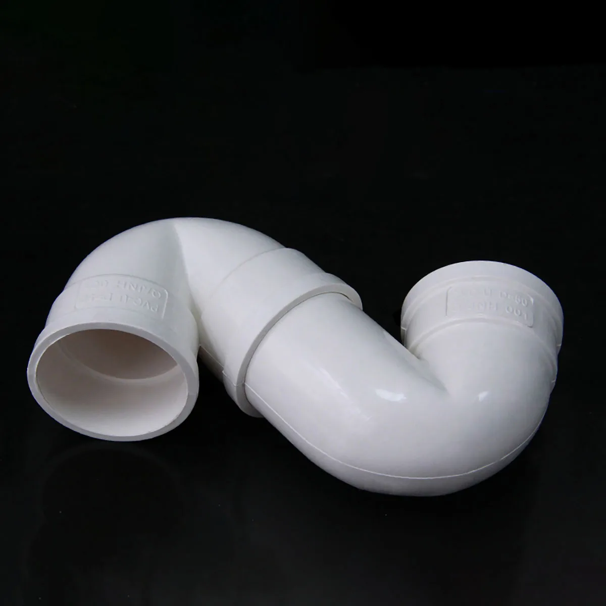 1Pcs Inner Dia 50 75 110mm PVC S Elbow Connector Kitchen Bathroom Drainage Pipe Fittings Water Tube Anti-Odor Joint