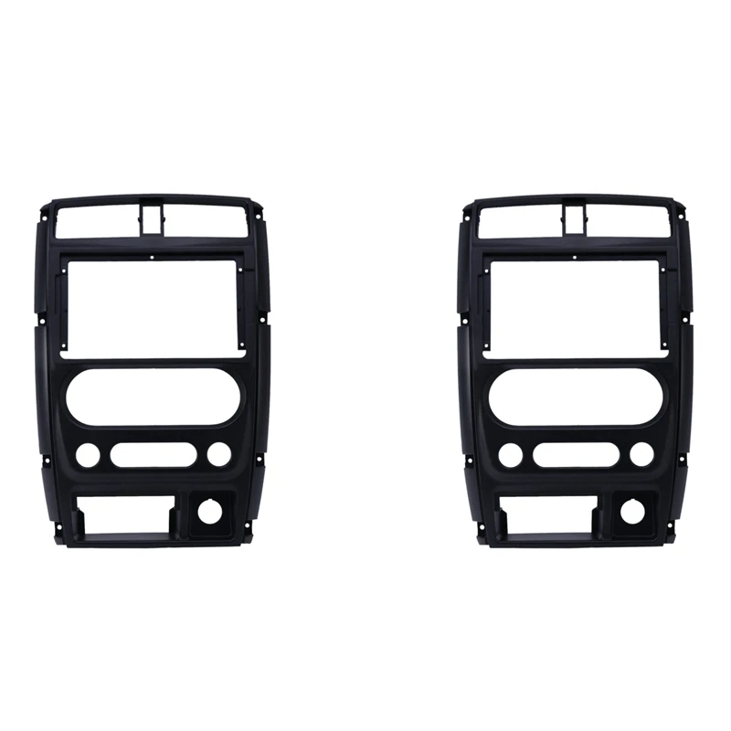 

A48P-2X 2Din Car DVD Frame Audio Fitting Adaptor Dash Trim Kits Fascia Panel 9 Inch For Suzuki Jimny 2007-2016