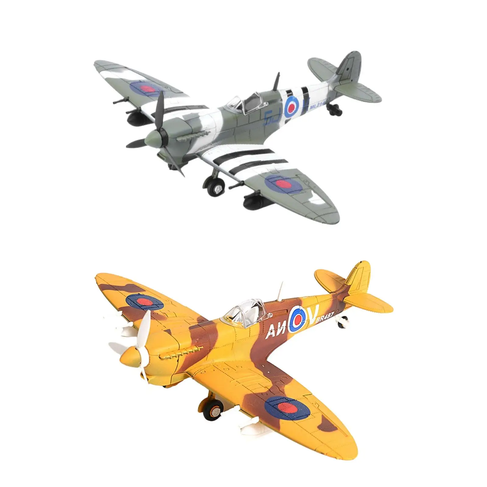 1/48 Scale Plane Model Airplane DIY Desk Decor Collection Assemble Toy Creative Fighter Building Blocks Set 3D Fighter Model