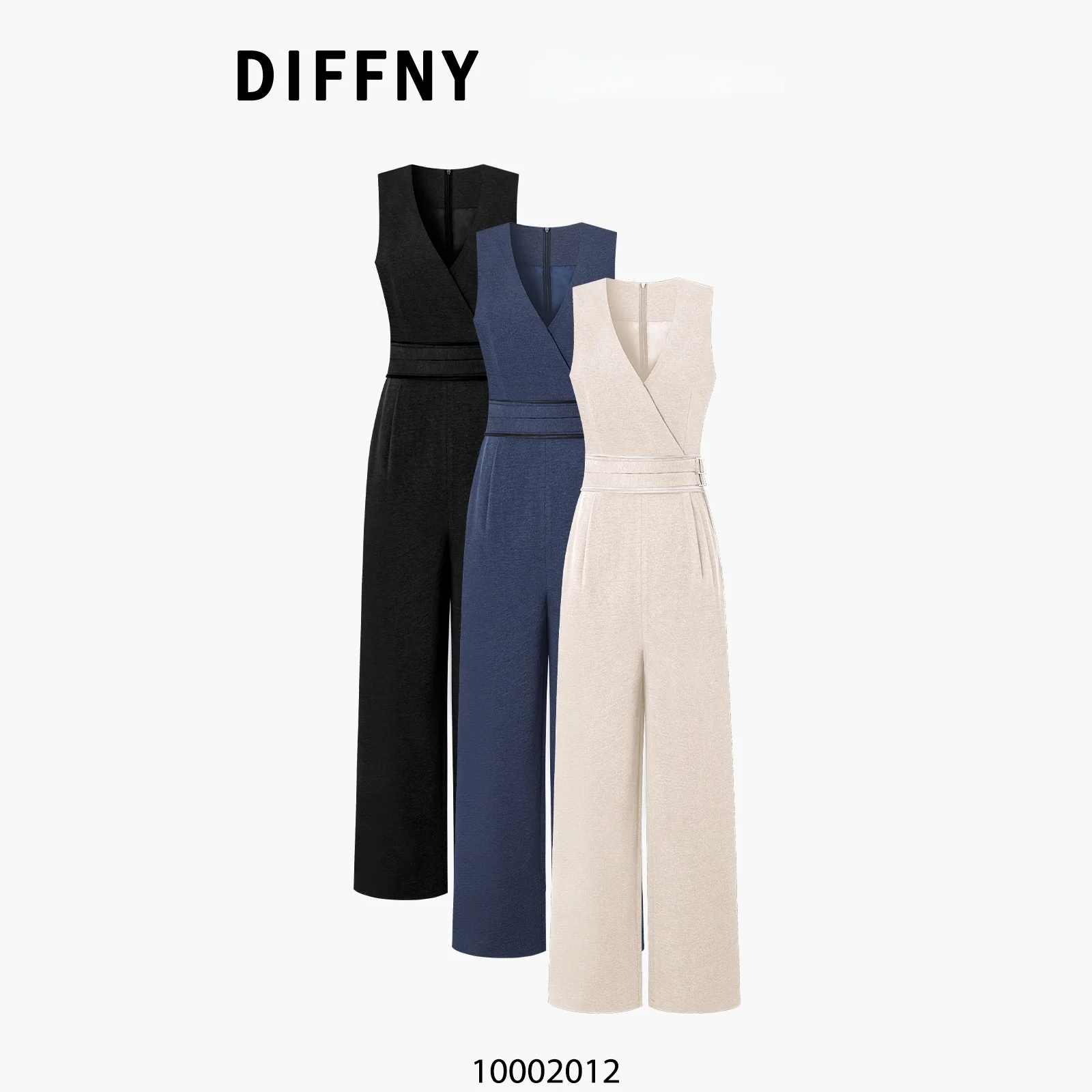 

Женский модный осенне-зимний костюм-двойка: прямые брюки и жилет с высокой талией из полиэстера, корейский стиль для офиса