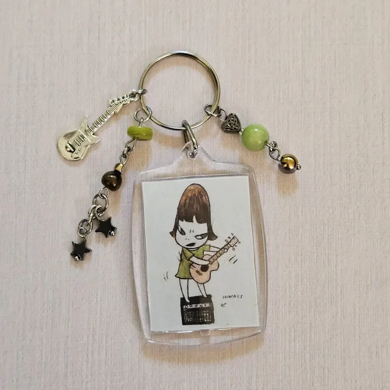 Yoshitomo Nara Handmade Beaded Keychains
