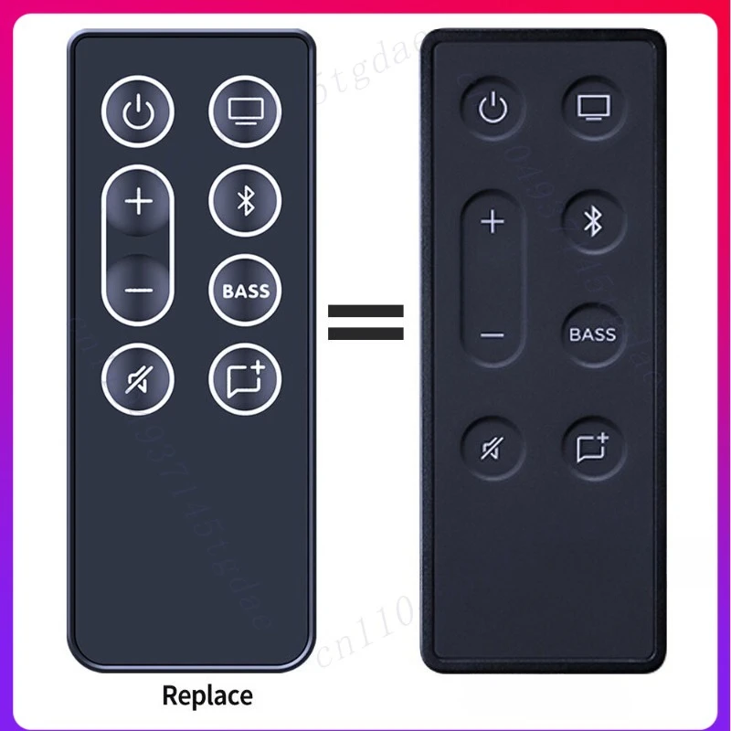

For Bose TV Speaker IR 8 Button Remote Control for Bose SOLO Speaker (842246)-