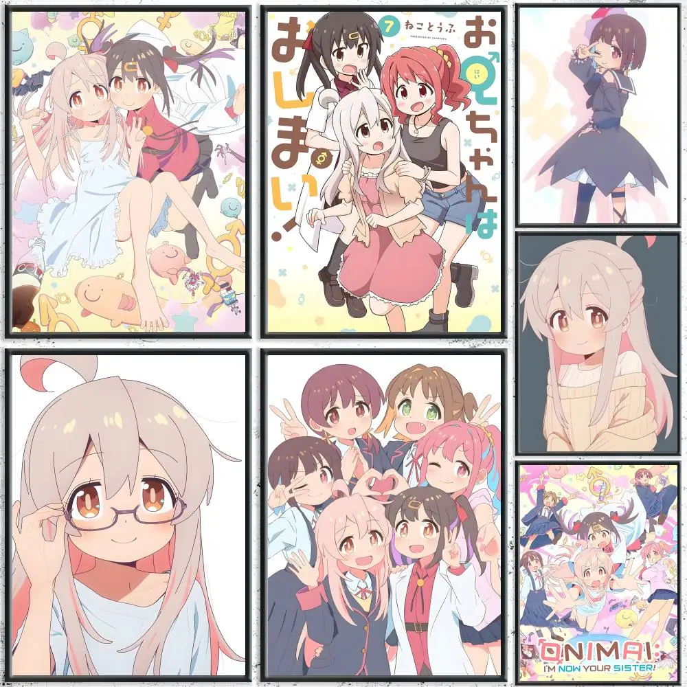 Onimai I’m Now Your Sister Poster HD Waterproof Self-Adhesive Wall Art – Multi-Scene Use, Top Gift Pick