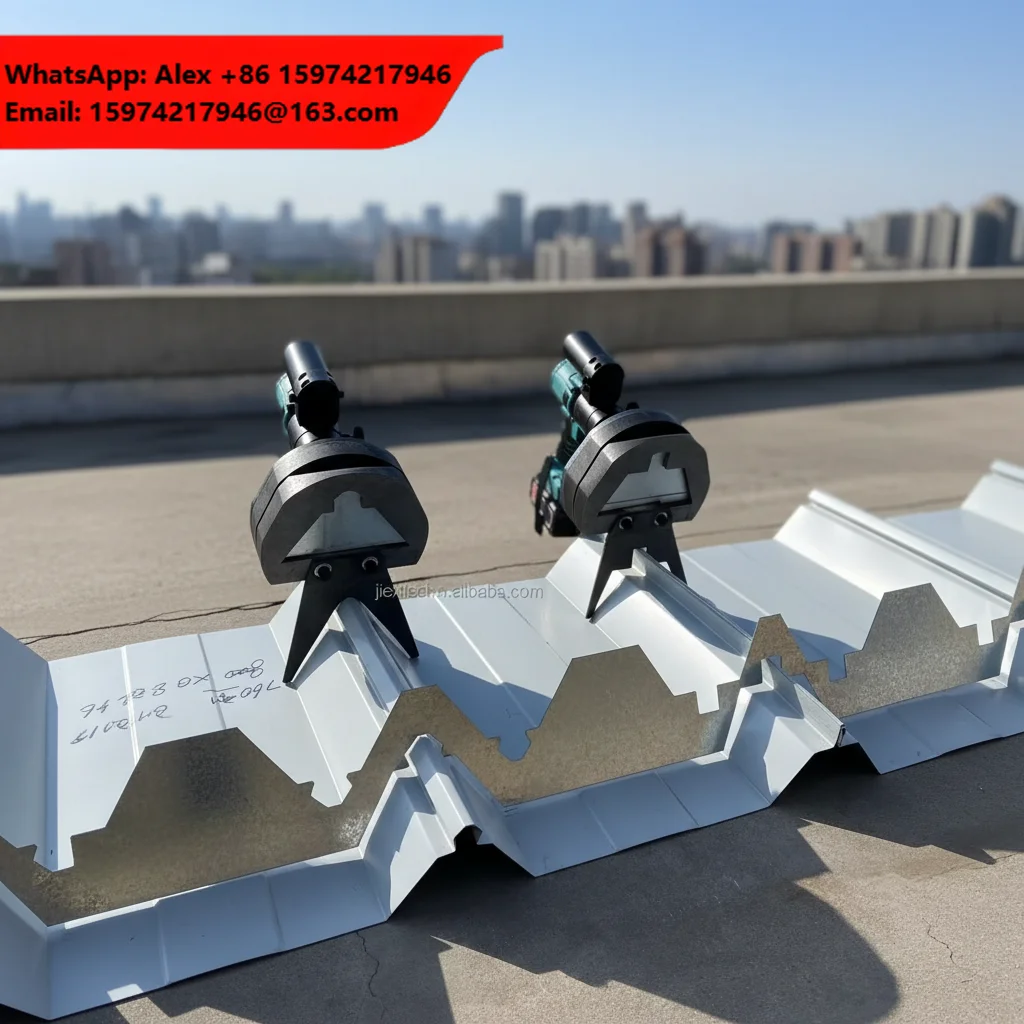 Professional Battery-Powered 18-20V Roofing Ridge Cutter & Cordless Standing Seam Cutter For Steel Aluminum Roof Panels