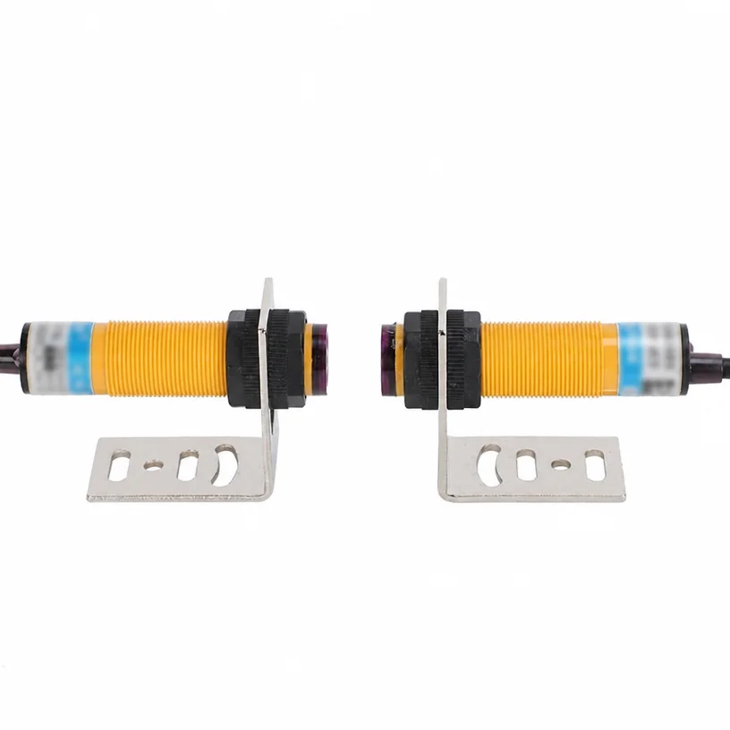 Photoelectric Switch Sensor M18 5M 10M 10 to 30V DC Retro Reflection or Through Beam Proximity Switch Sensor