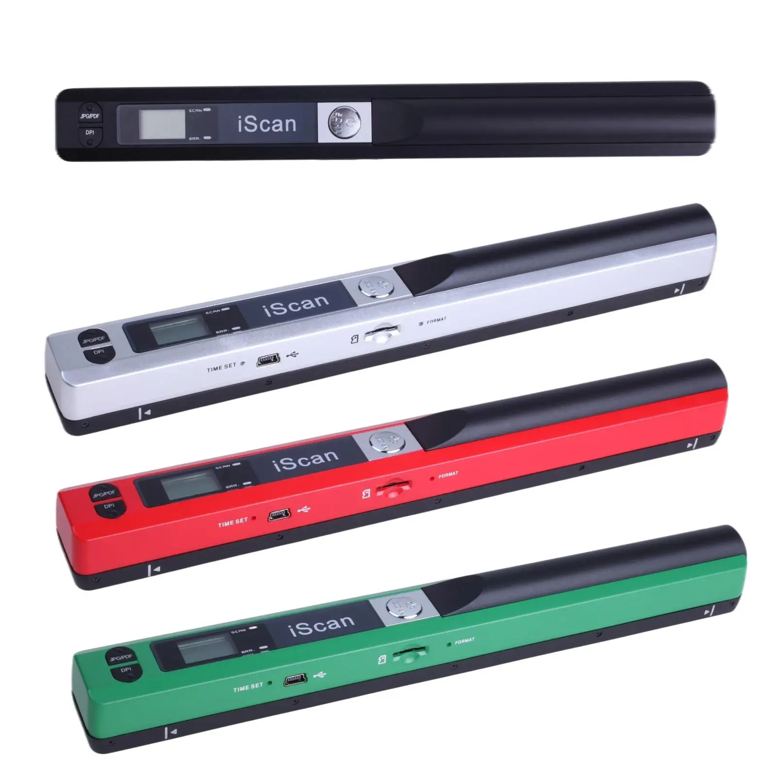 Portable Scanner 300/600/900DPI Support Micro 32G SD Card JEPG PDF Format