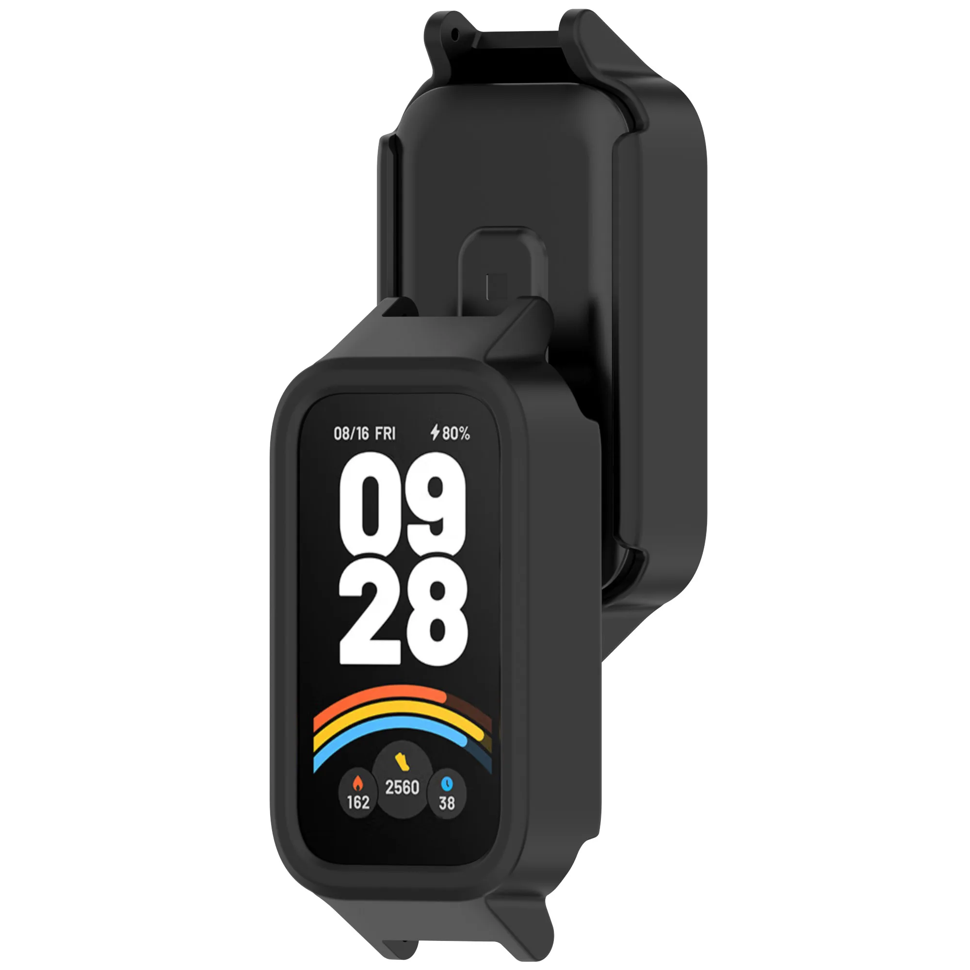 Hollow PC Case for Xiaomi mi band 9 active accessories All-Around Protective Hard Bumper shell for Xiaomi Redmi band 3 Cover