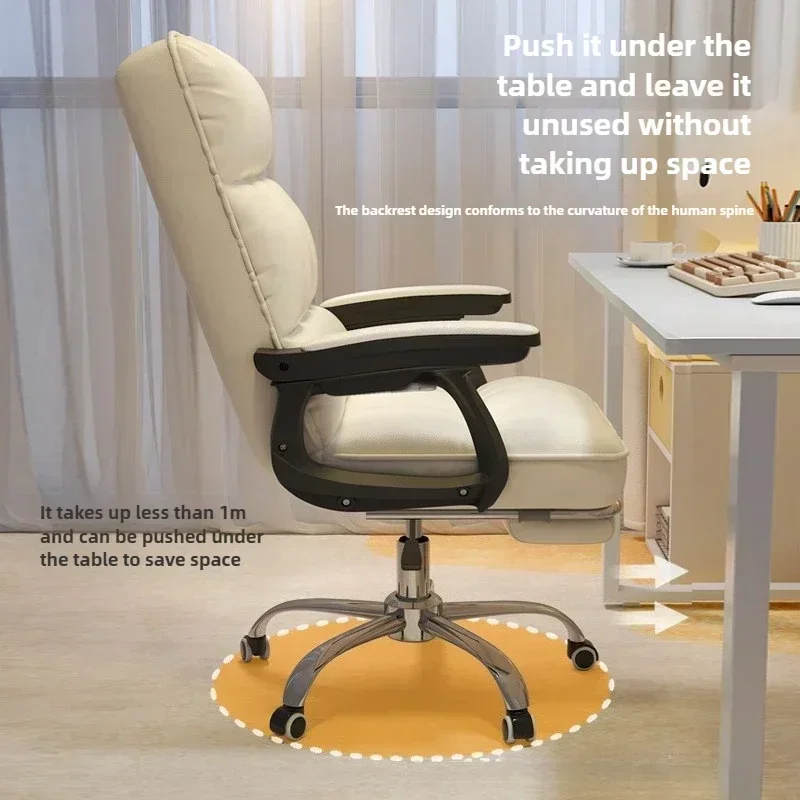 Computer Chair Gaming Chair Home Back Chair Comfortable Office Lifting Swivel Chair Girls Bedroom Learning Home Seat