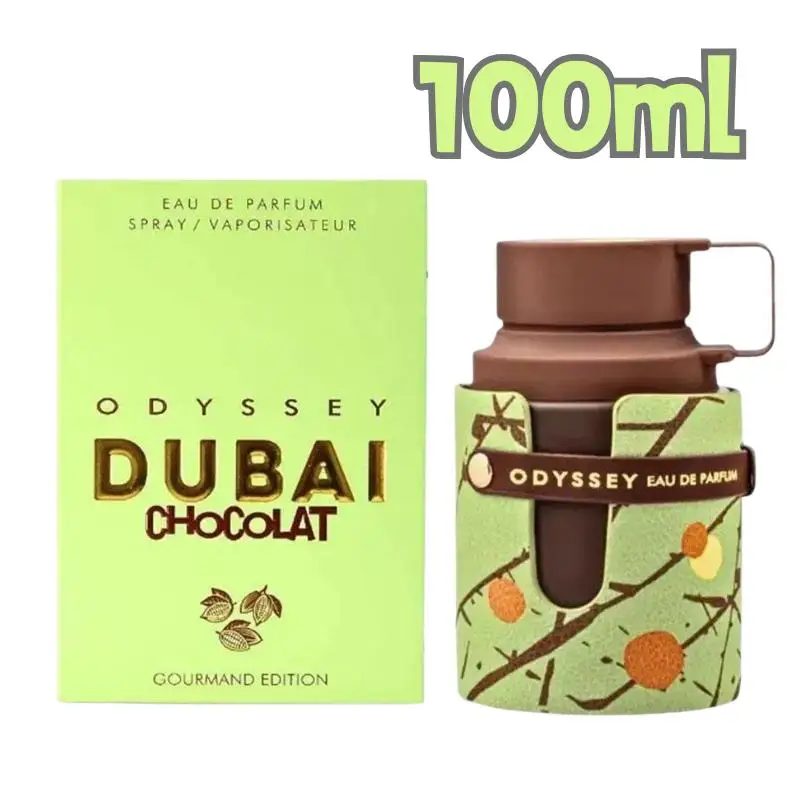 Perfume Árabe Chocolate Dubai Viral con Aroma Gourmand a Chocolate, Eau de Parfum de Larga Duración en Spray para Ella y Él, 100 ml