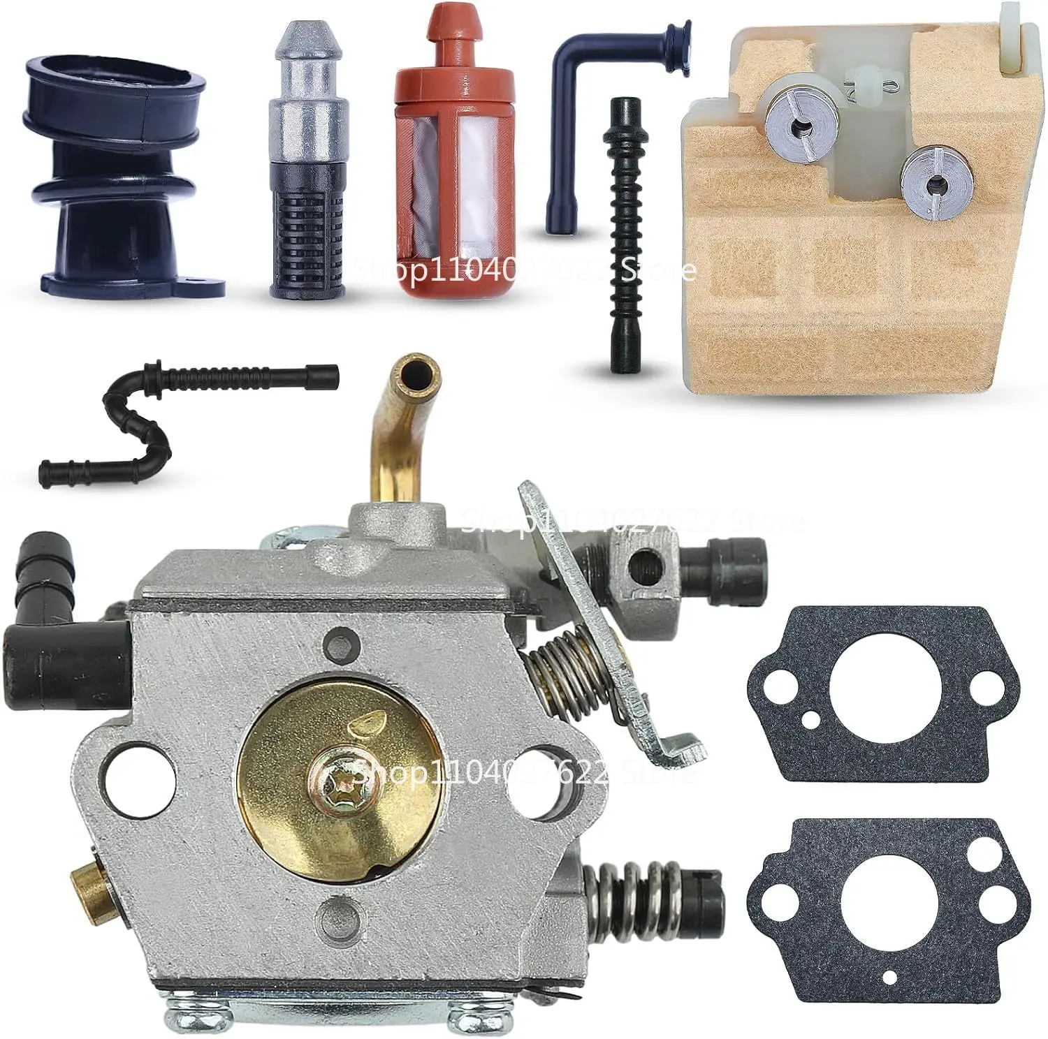 For Stihl MS240 260 Carburetor Kit, Air Filter YouTube Oil Filter 112112 0061