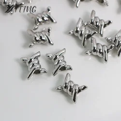 10PCS Fashion Vintage Thorns Gothic Charms Alloy Pendants For Jewelry Making Small Pendant DIY Handmade Accessories