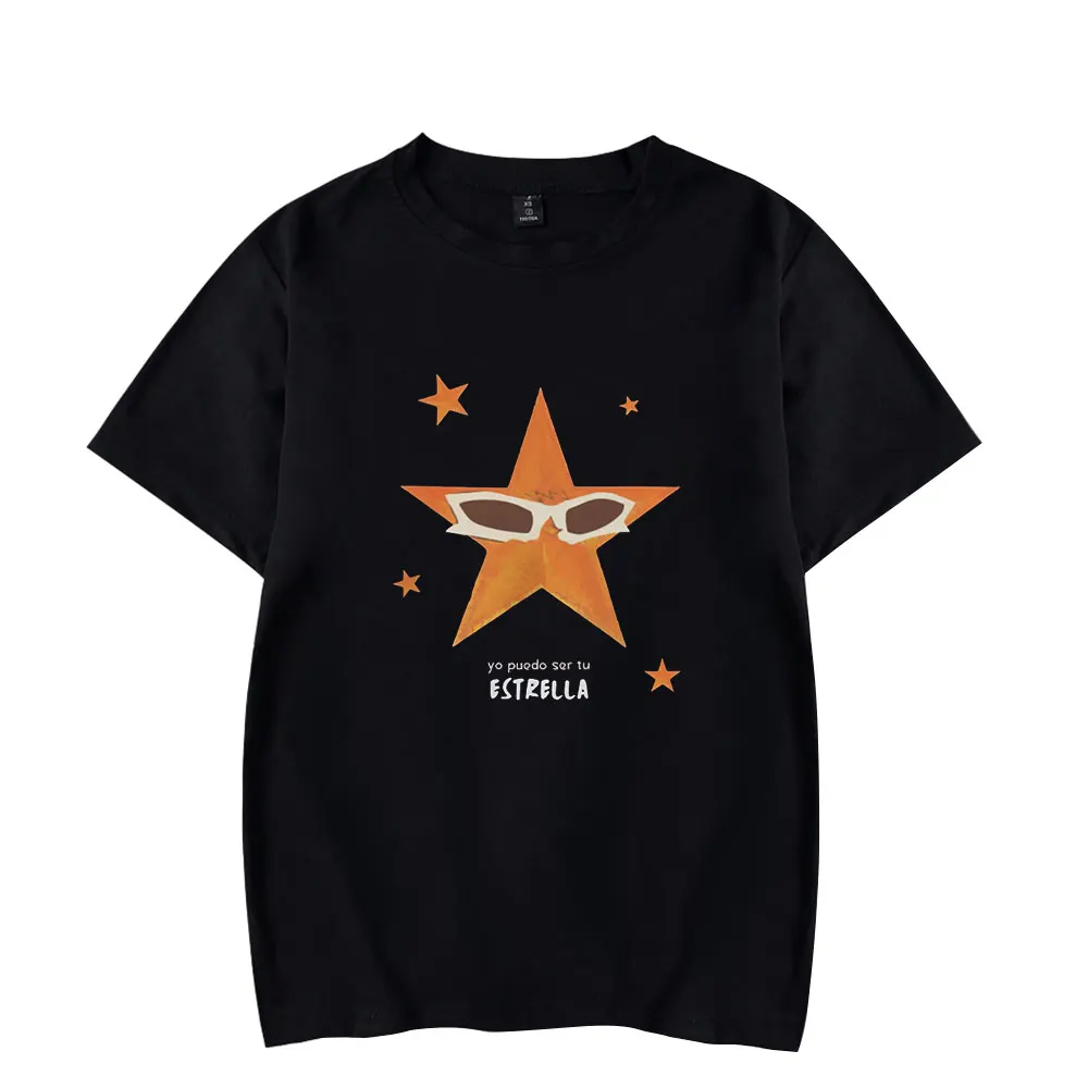 Mora Album Estrella Merch Tee Shirt Crewneck  Short Sleeved  Fashion Tee Shirt  Streetwear Man/Woman T shirt HipHop Streetwear