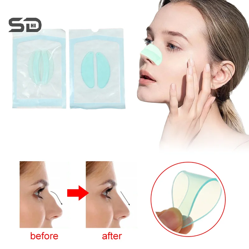 1Pair Medical Septoplasty Silicone Nasal Splint Hospital Consumables Internal Nasal Airway Splint With Sterilization