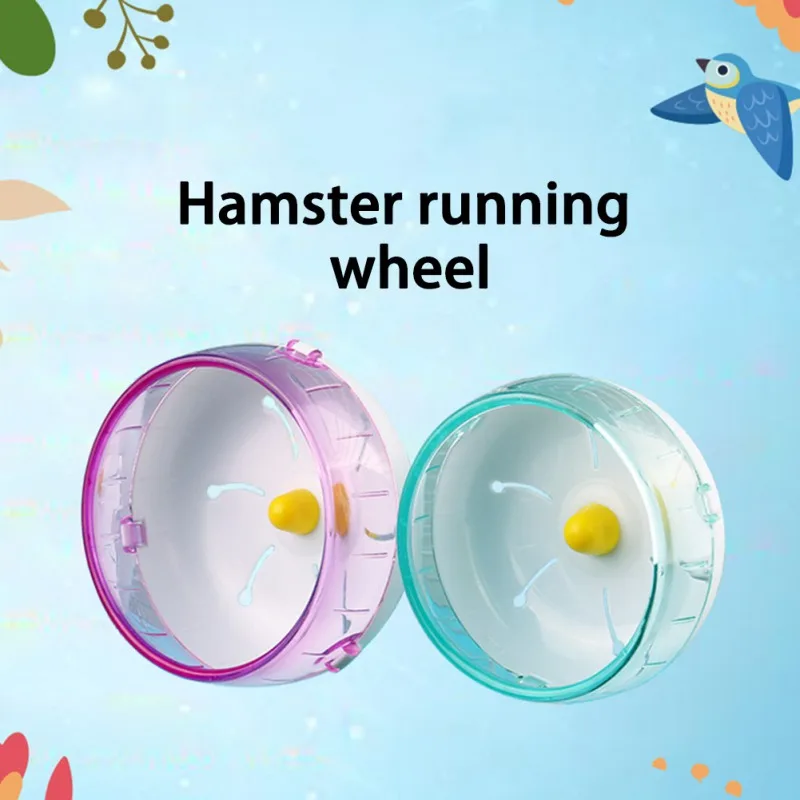 Giocattolo per disco da corsa per criceti Ruota da jogging rotante silenziosa per piccoli animali domestici di 3 dimensioni Ruota sportiva per