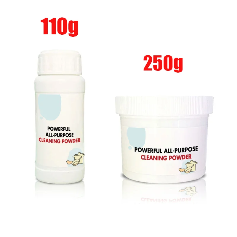 110/250g Powerful All-purpose Powder Cleaner Agent Effective Remove Kitchen Heavy Dirt Clean Agent Multifunctional Bubble Powde