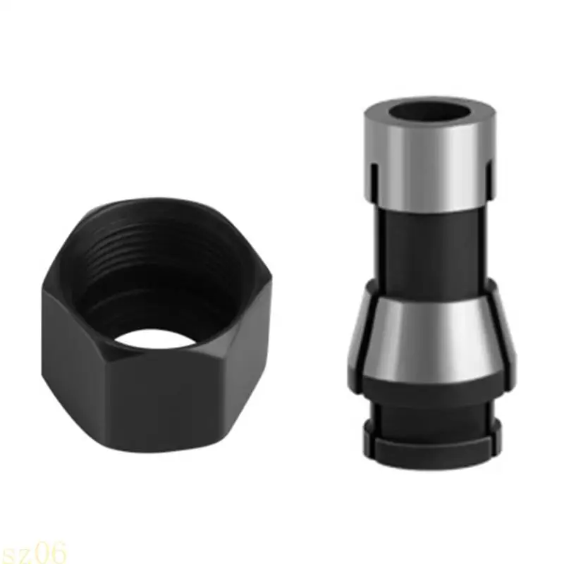 Q2Q4 M15 เครื่องแกะสลักน็อตเชย 6/6.35/8 มม. เราเตอร์บิตส่วนที่จับการแปลงชิ้นส่วน