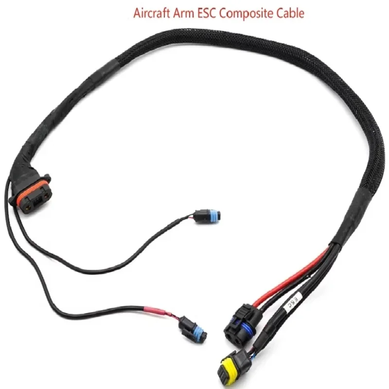 Accesorios originales para drones agrícolas Agras T50, brazo de avión M3/M4, Cable compuesto ESC para piezas de repuesto de pulverización DJI UAV