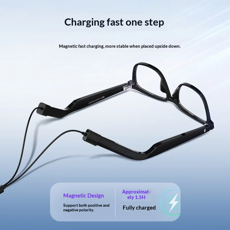 ThundeRobot Aura Audio Glasses (Non-AR) Bluetooth Headphone Smart Touch Open-ear Glasses Call Noise Cancellation Wearable Device