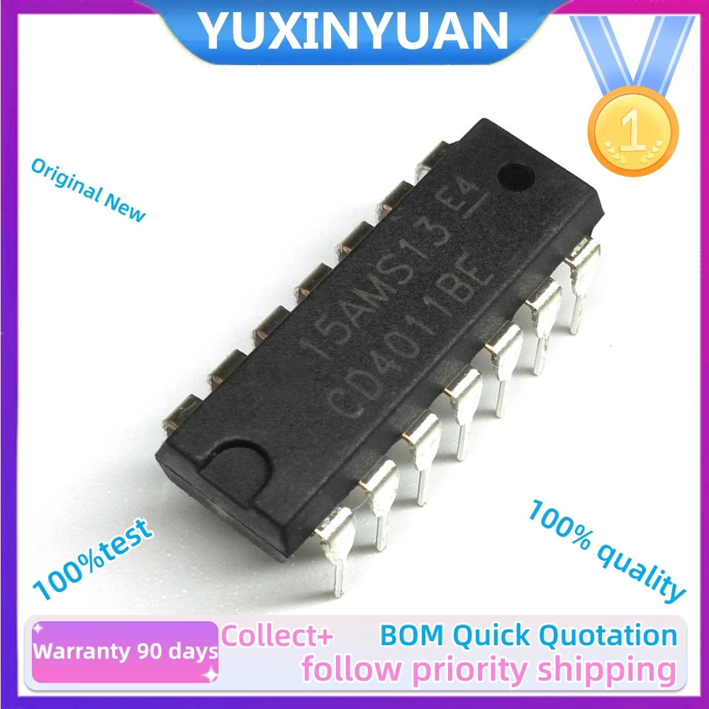 20PCs/Lot  Br CD4015BE 4011 4013 4016 4020 4028 4066 4541 DIP  Electronic components  YUXINYUAN IC CHIPS IN STOCK