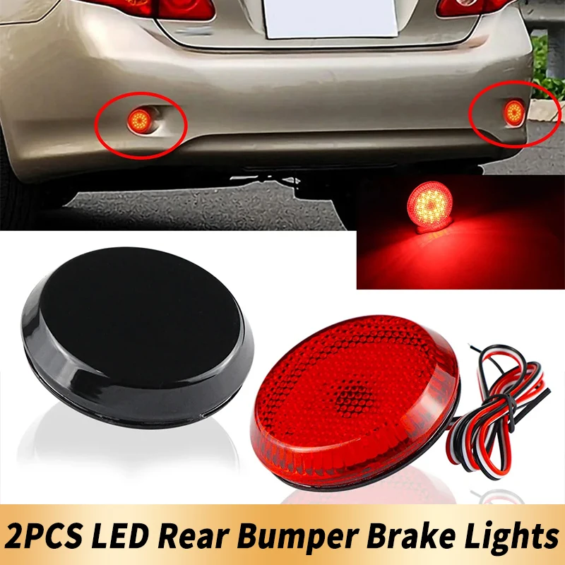 

2 шт. Canbus для Nissan Qashqai 07-13 Juke 15-17 для Toyota Corolla 09-10 светодиодный отражатель заднего бампера стоп-сигналы автомобильные аксессуары