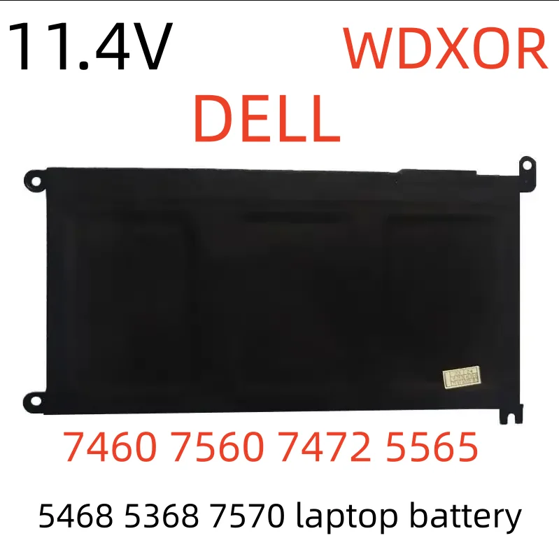 Suitable for Dell WDXOR 7460 7560 7472 5565 5468 5368 7570 laptop battery