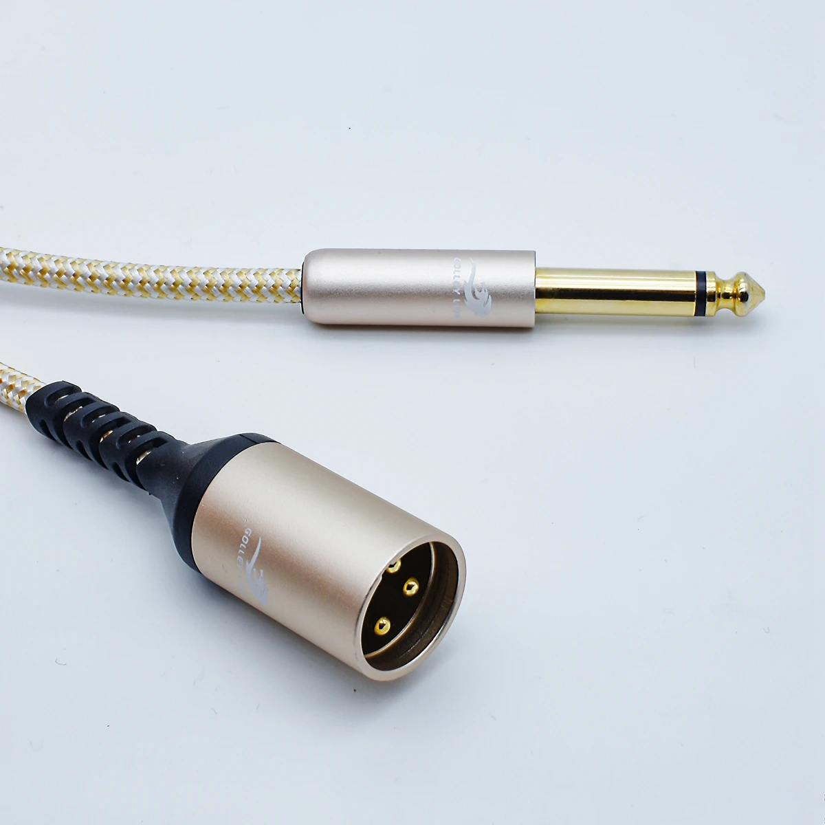 Hifi SPC Audio Cable MONO 6.35 TS Plug to Regular 3-Pin Plug for Sound Card Mixer Guitar Instrument Cable 1M 2M 3M 5M 8M 10M 15M