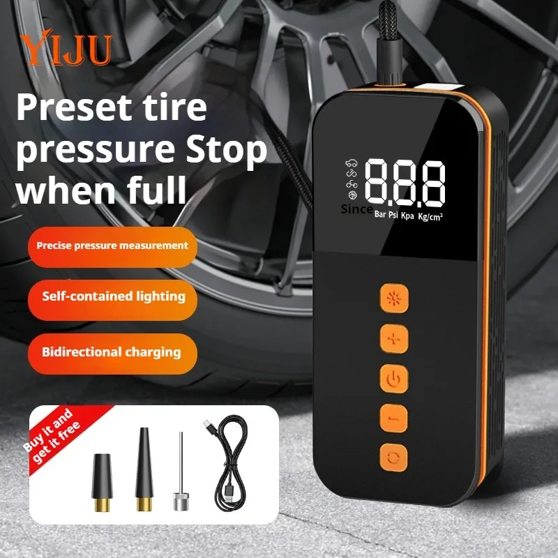 Air Pump Portable Universal Electric Air Compressor Treasure 150PSI LED Multitool Inflator For Motorcycle For Xiaomi