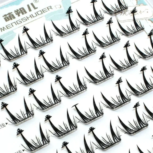 セグメント化されたクリエイティブつけまつげスターツリーバタフライラブハートシェイプまつげエクステンションナチュラル大容量