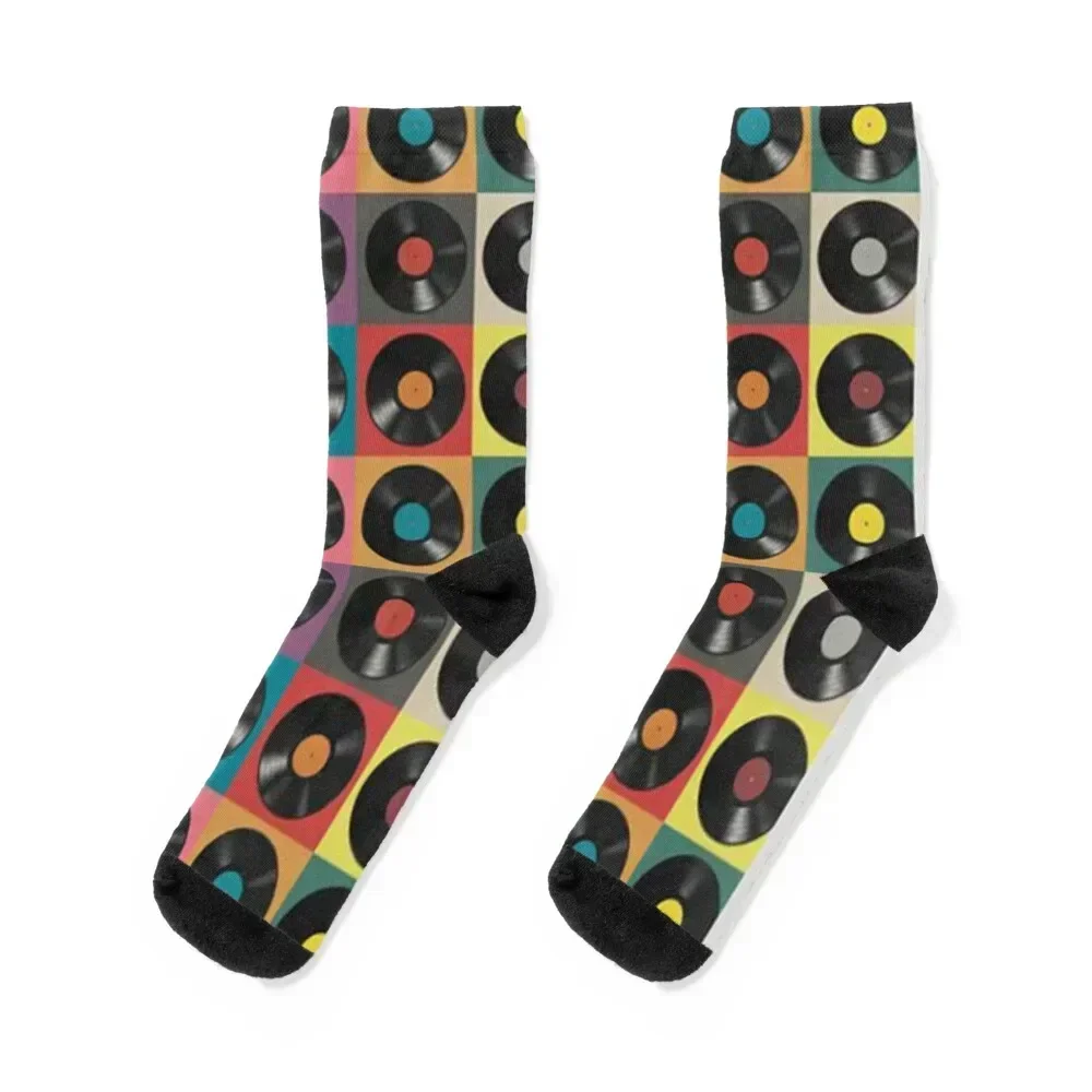 

Vinyl Record Socks loose aesthetic halloween set Men Socks Women's hiking floor custom Socks For Women Men's